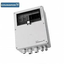 Шкаф управления для 2-х дренажных насосов Grundfos Control LCD110.230.1.12.30/150 2X12A DOL (артикул 96913417)