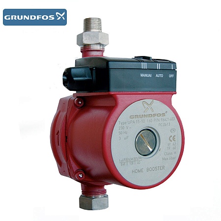 Насос циркуляционный с двигателем с мокрым ротором Grundfos UPA 15-90 N 1x230V 50Hz (96621403)