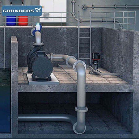   Grundfos NBE 32-160.1/169 A-F2-A-E-BQQE 3kW 3380V ( 99105452)