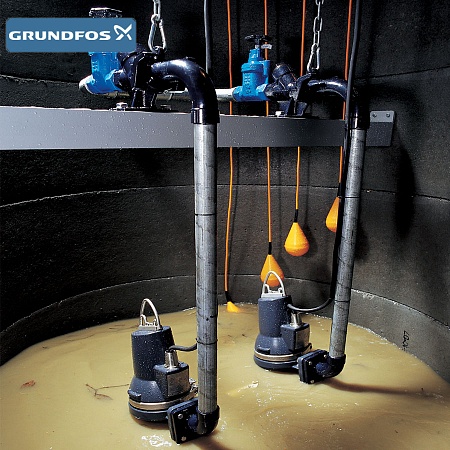 Канализационный насос Grundfos SLV.80.100.13.Ex.4.50D.C 1,8/1,3 kW 3,6 A 3x400V 50Hz DOL взрыво-защищённое исполнение (артикул 98626614)