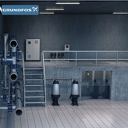Канализационный насос Grundfos SE2.110.250.200.4.52L.C.Q.EX.51D (артикул 99776917)