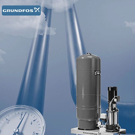 Станция повышения давления Grundfos Hydro Solo S CR 1-4 80L 0,37kW 3x400V 50Hz (96471831)