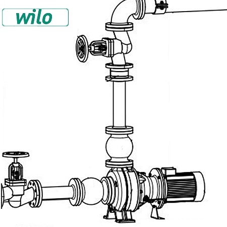 Насос канализационный WILO REXA BLOC RE08.52W-170DAH100L4 (артикул 6073228)