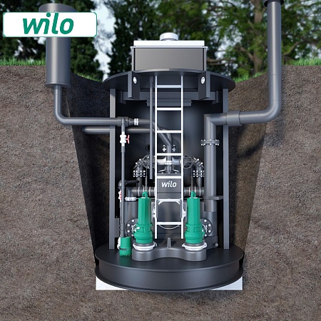Насос канализационный Wilo EMU FA 10.78Z-370+T24-4/29K (артикул 2788047)