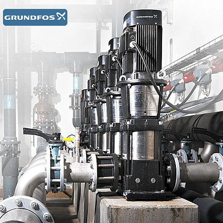 Вертикальный многоступенчатый насос Grundfos CR 32-4 A-F-A-V-HQQV 7,5kW 3x400V 50Hz (артикул 96122041)